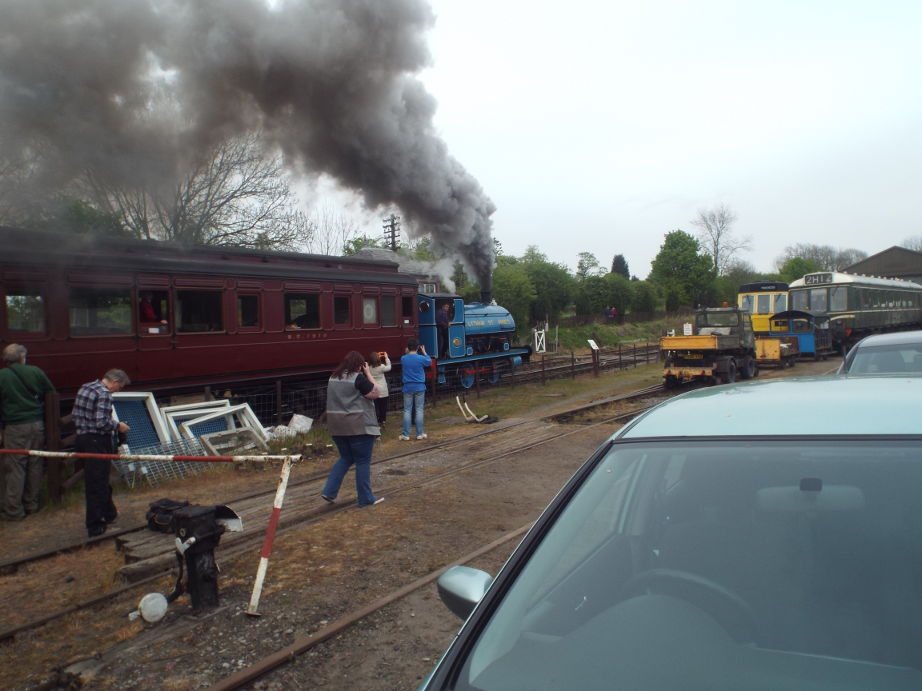 Blue lytham st annes loco passing