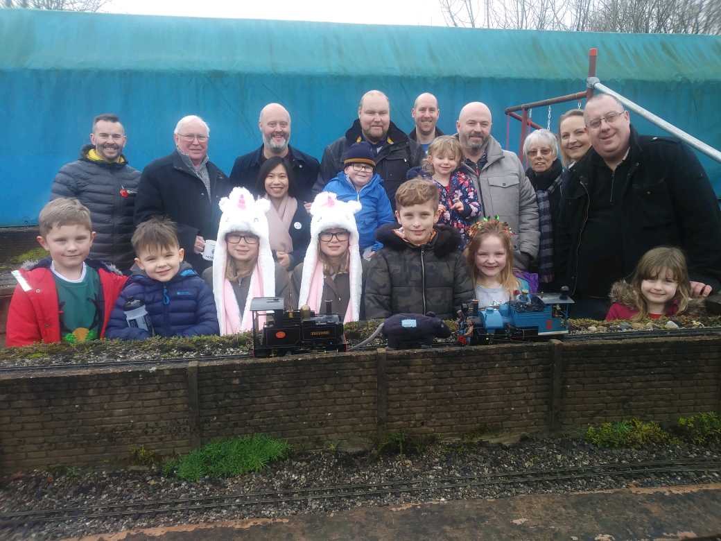 Brian Dominic's memorial run with his family