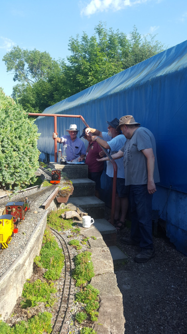 Prizes being presented