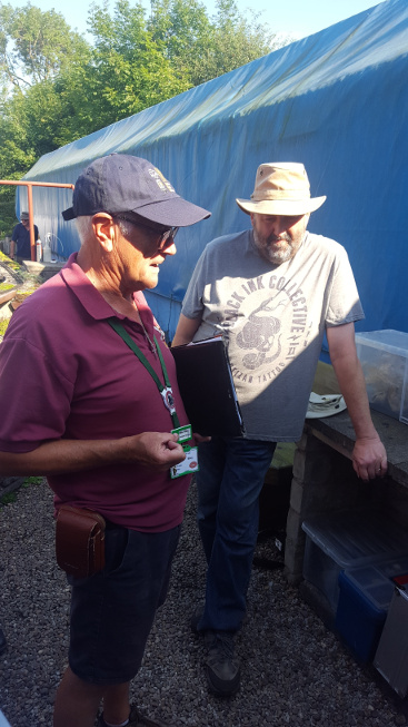 Prizes being presented