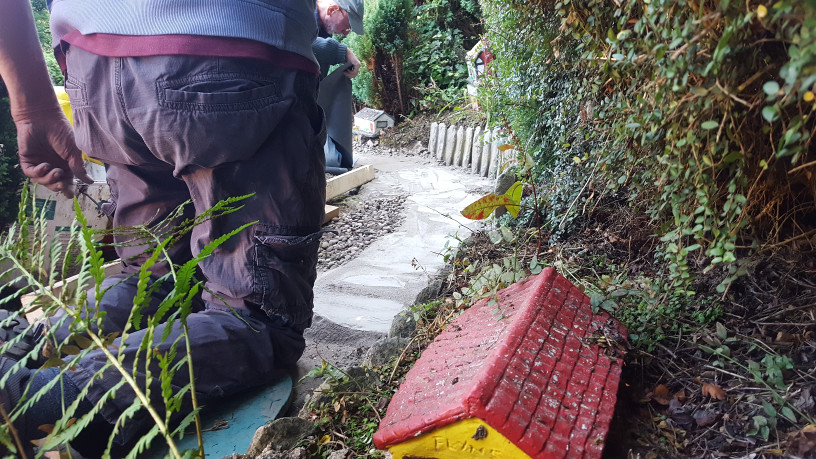 Scenes from relaying the back loop