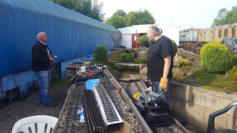 Scenes from relaying the back loop