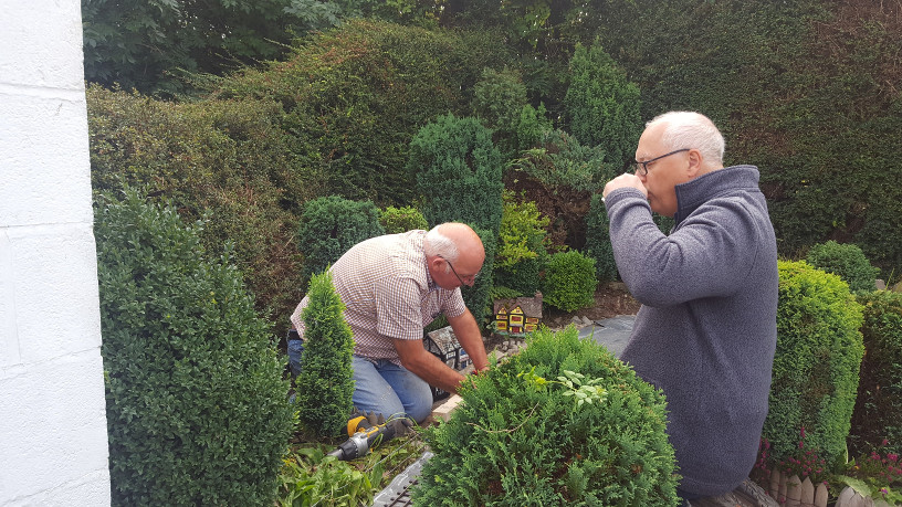 Scenes from relaying the back loop