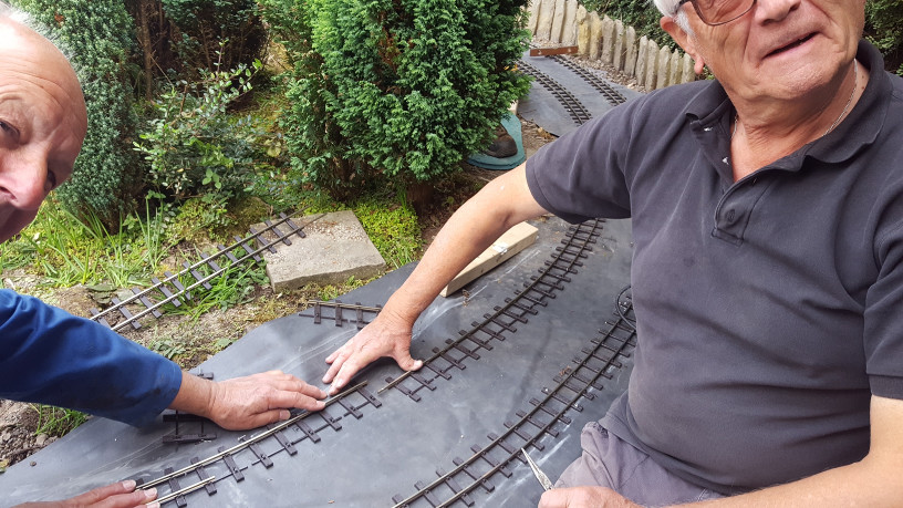 Scenes from relaying the back loop