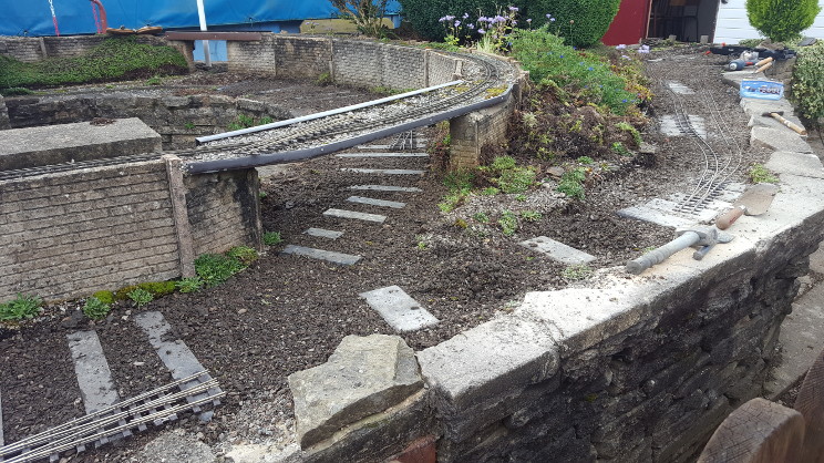 Scenes from relaying the front track