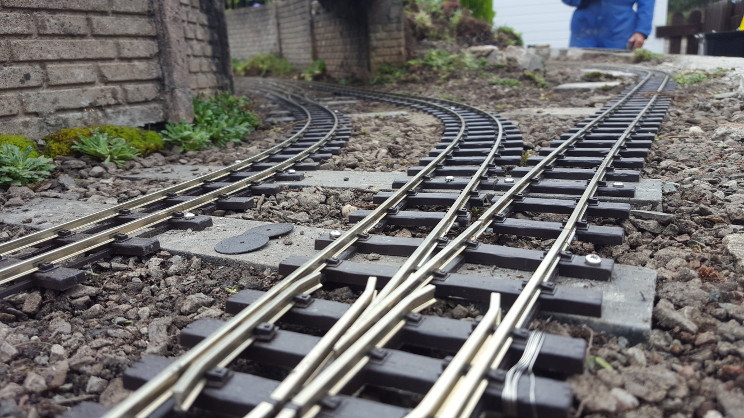 Scenes from relaying the front track