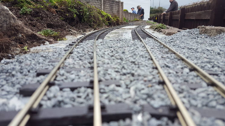 Scenes from relaying the front track
