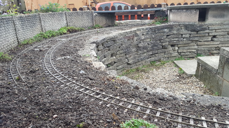 Scenes from relaying the front track