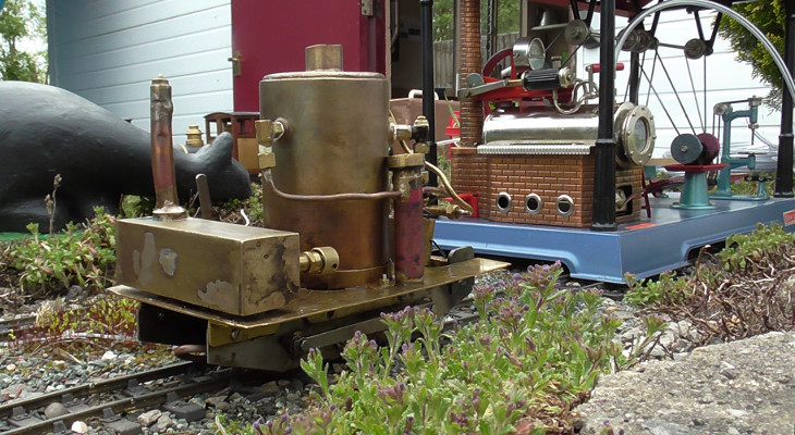 Engines attending the Vintage Weekend