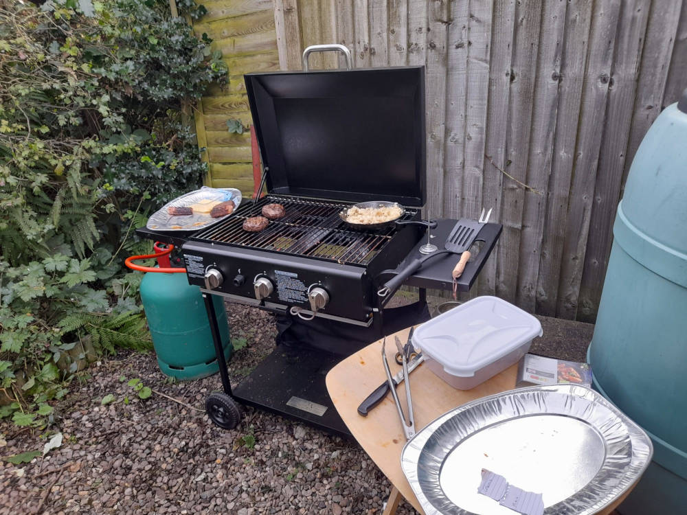 Mike's photo of the BBQ