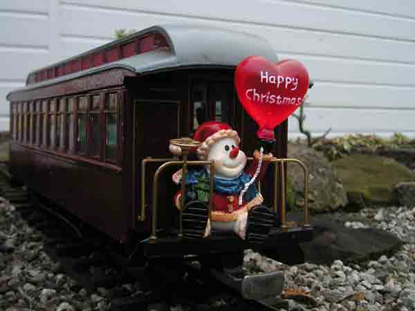 Christmas themed coach