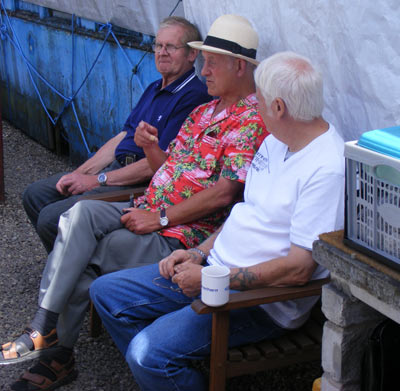 Old Codgers looking pleased