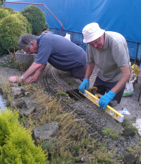 Colin and Brian hard at work