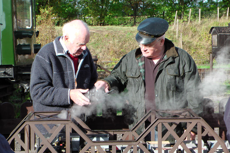 Discussion by steel bridge